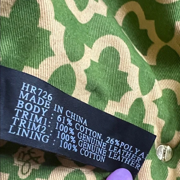 ORYANY Large Canvas Hobo Shoulder Bag Leather Trim | Front & Back Zip Pockets - Picture 10 of 14